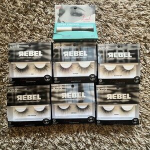 Kiss Rebel Lash Collection with Super Strong Lash Adhesive